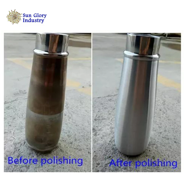 Automatic Metal Bottle Aluminum Cup Stainless Steel Tumbler Polishing Machine