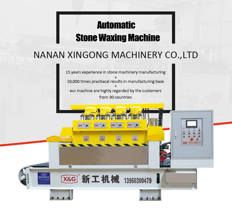 Easy Operate Increase Slab Surface Glossiness Stone Polish Machine Granite Waxing Machine