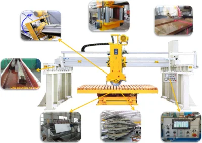 Máquina de corte de piedra automática Máquina de corte de mármol Máquina de corte de losa (HQ400-600-700)