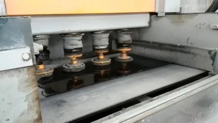 Máquina de encerado de losas de piedra de maquinaria de calibración automática