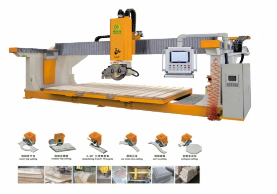 Dialead Italia Costantino Software de programa Máquina de corte de puente CNC de 5 ejes para mármol, cuarzo, encimera de cocina para América