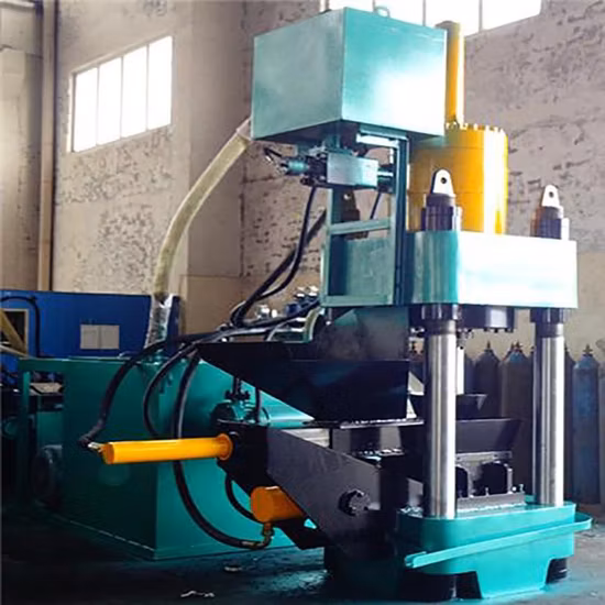 Máquina automática para fabricar bloques de virutas de torneado de virutas de virutas de prensa hidráulica