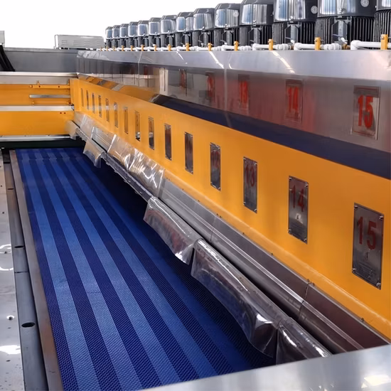 La mejor máquina pulidora de piedra de cabezal múltiple automática/pulidora de línea de granito/fabricante de equipos de procesamiento de losas de mármol pulido